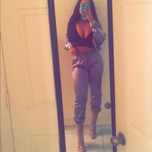 Metallic Tracksuit Set